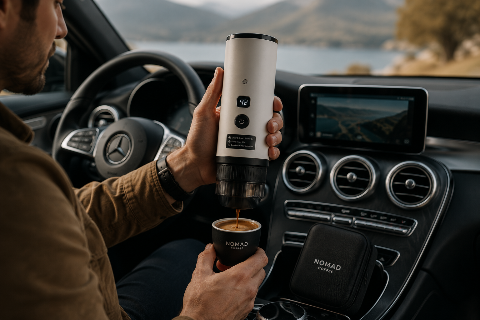 Nomad Espresso™ | Cafetera Portátil 3 en 1